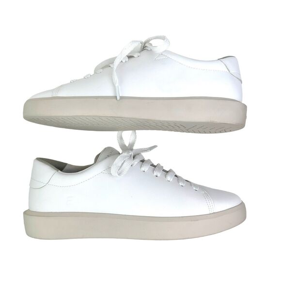 Everlane The ReLeather® Tennis Sneaker NWOB Womens 6 White Athleisure Shoes - Picture 5 of 10